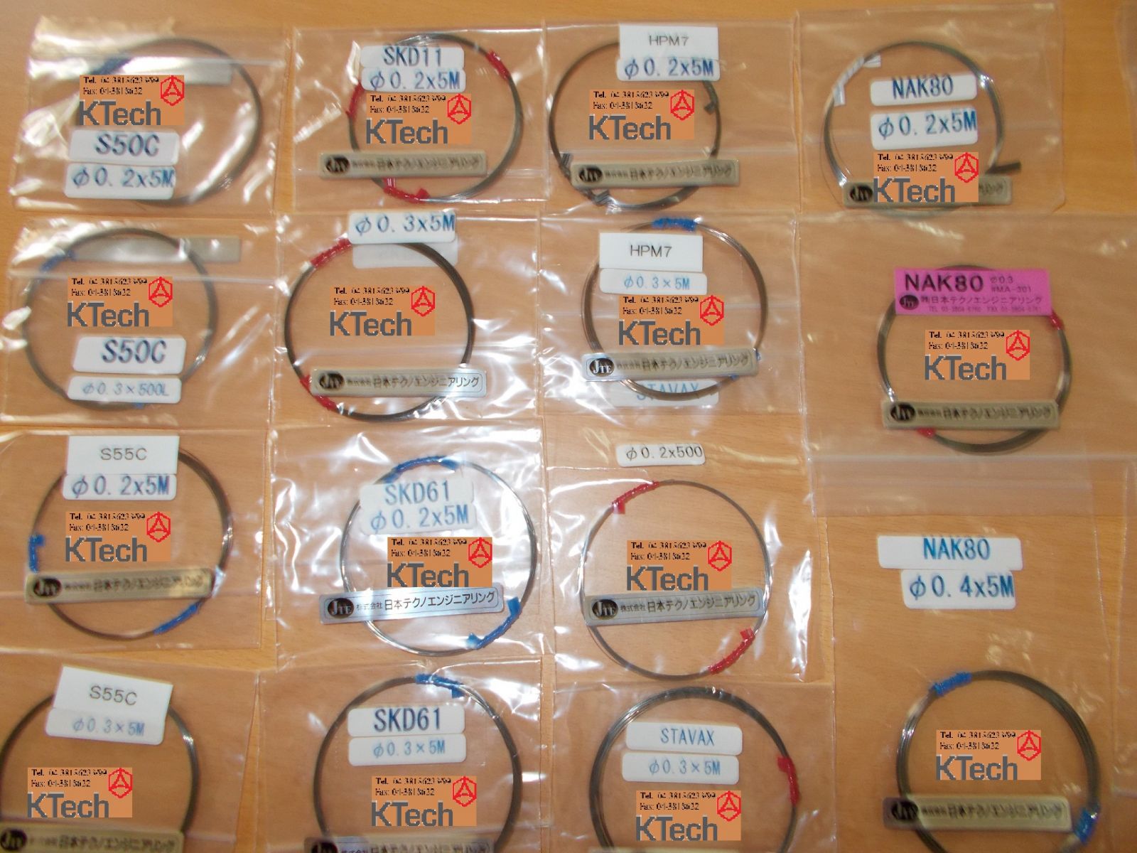 Dây hàn laser SKD61, SKD11, NAK80, STAVAX, P20, S50C, S55C